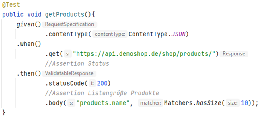 Rest Assured Testautomatisierung Rest Assured Testautomatisierung