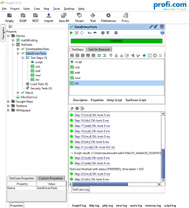 Case Study SOAP UI Ausführung Testset